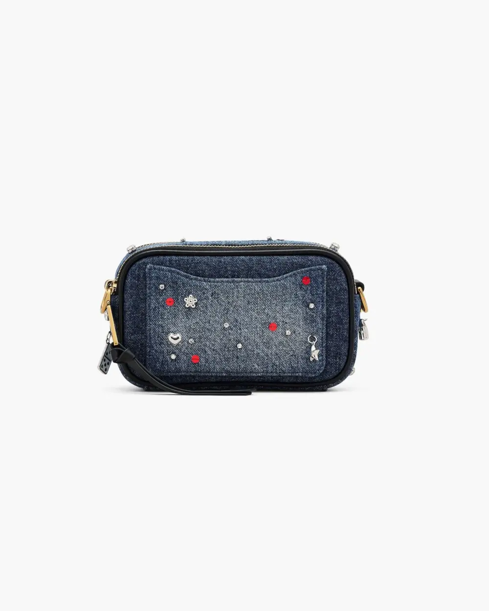 Túi Marc Jacobs Trinket Charm Denim Snapshot 'Denim' 2R5HCR012H02-454 - Ảnh 3
