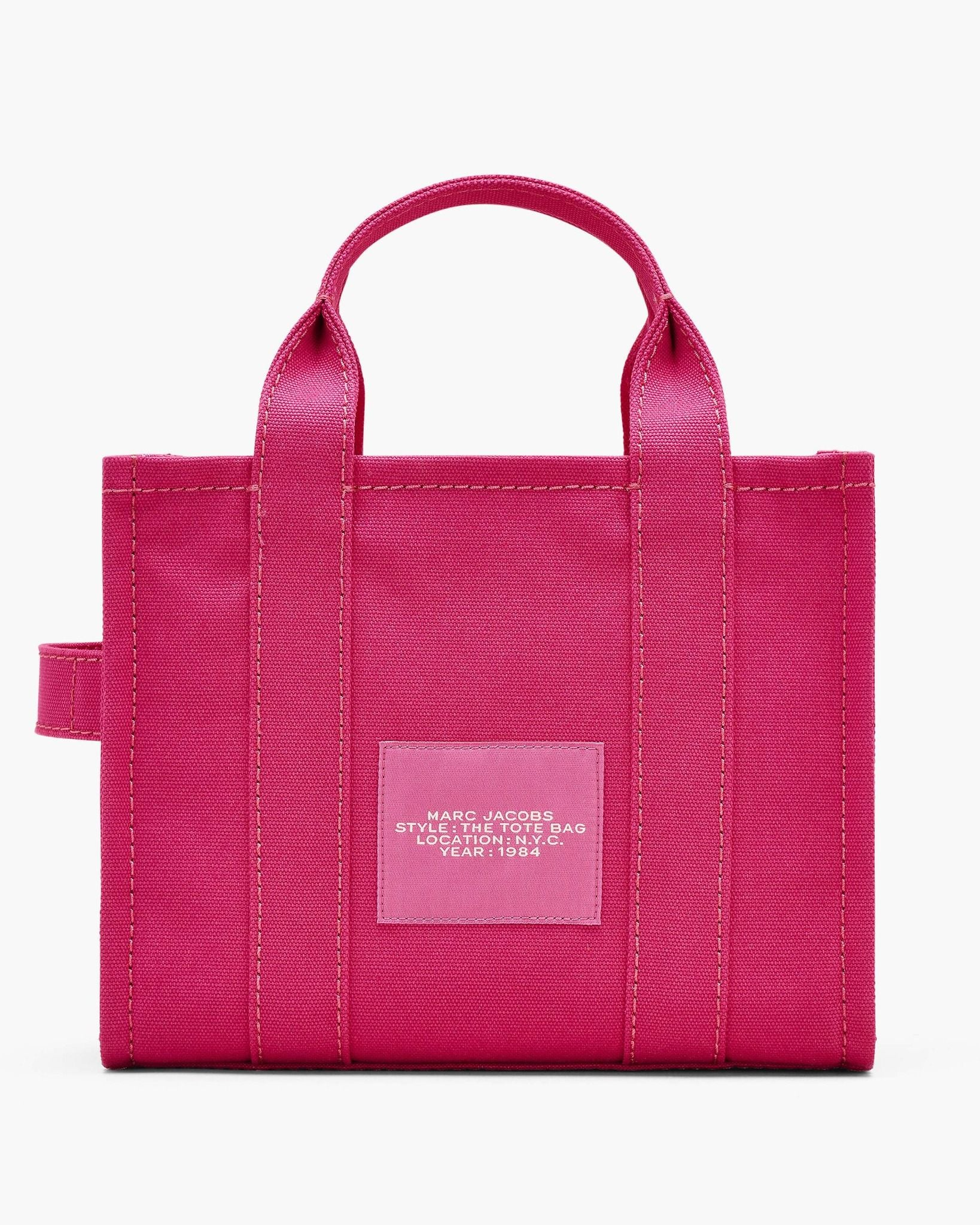 Alternative view of Túi Marc Jacobs Canvas Small Tote Bag 'Raspberry Pink' M0016493-688