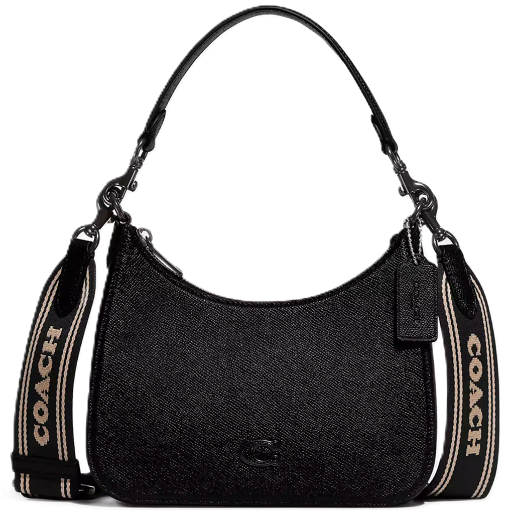 Túi Coach Hobo Signature Canvas Detail ‘Black’ CJ842-BLK