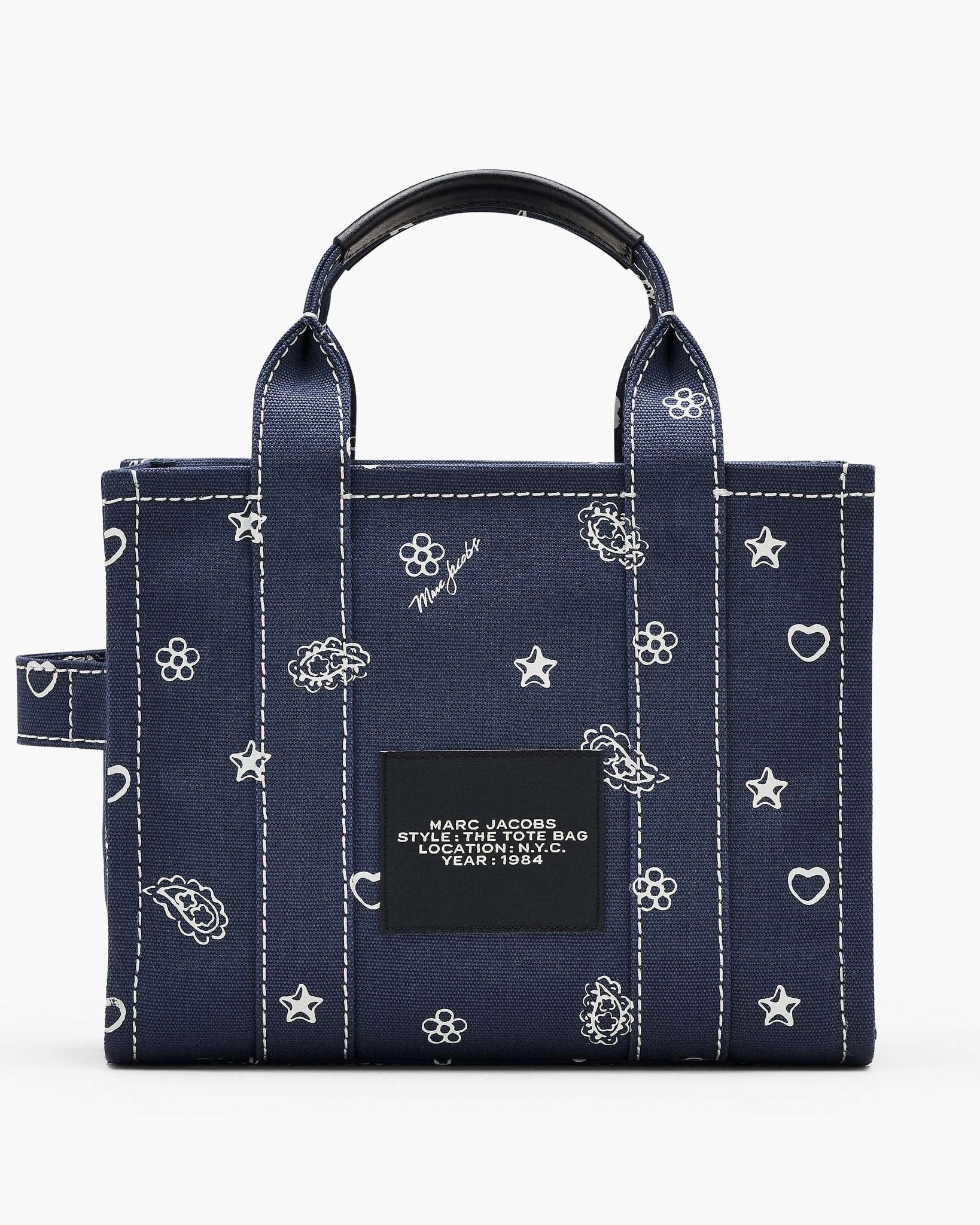 Túi Marc Jacobs Bandana Small Tote Bag 'Navy' 2R5HTT004H02-411 - Ảnh 3