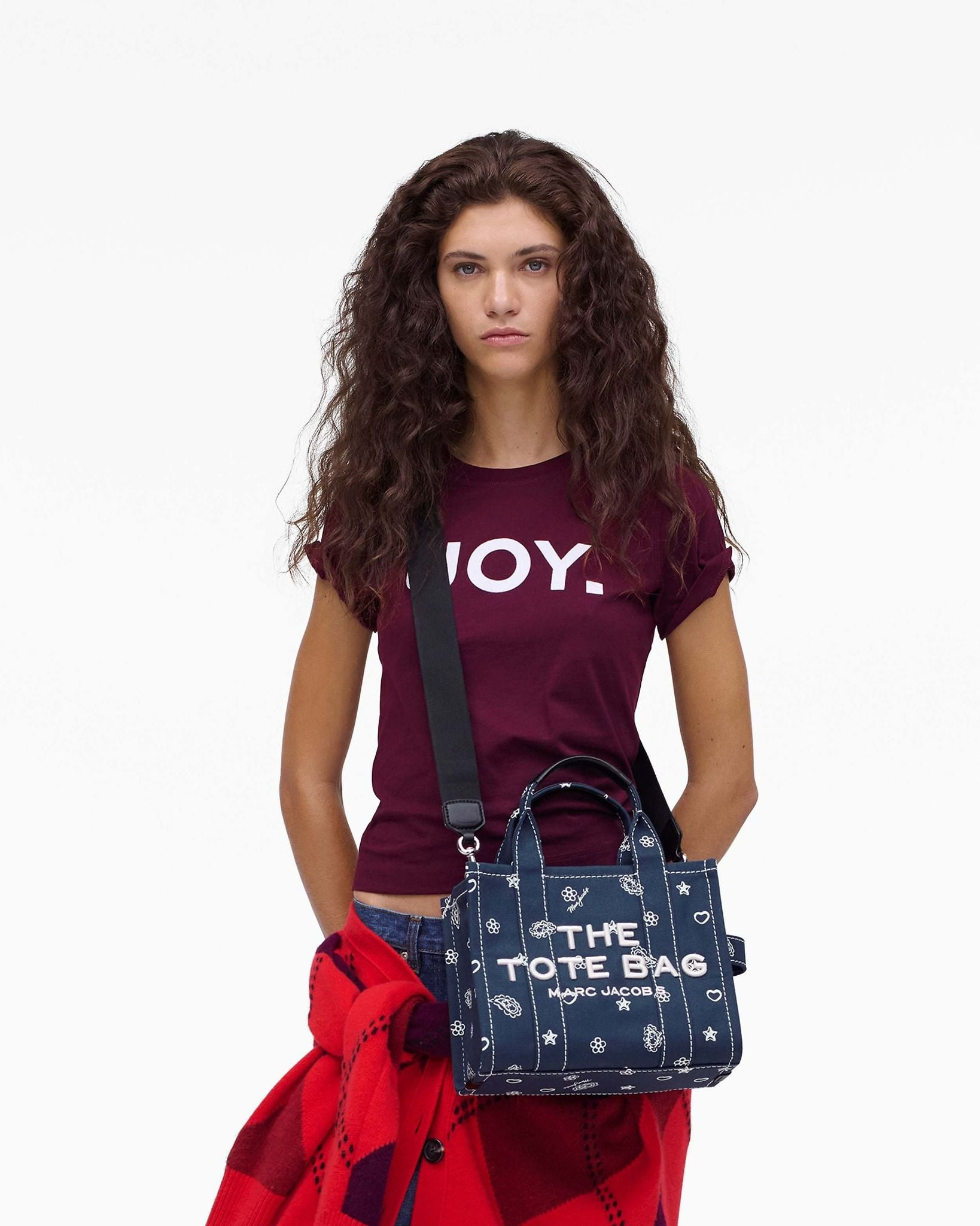 Túi Marc Jacobs Bandana Small Tote Bag 'Navy' 2R5HTT004H02-411 - Ảnh 4