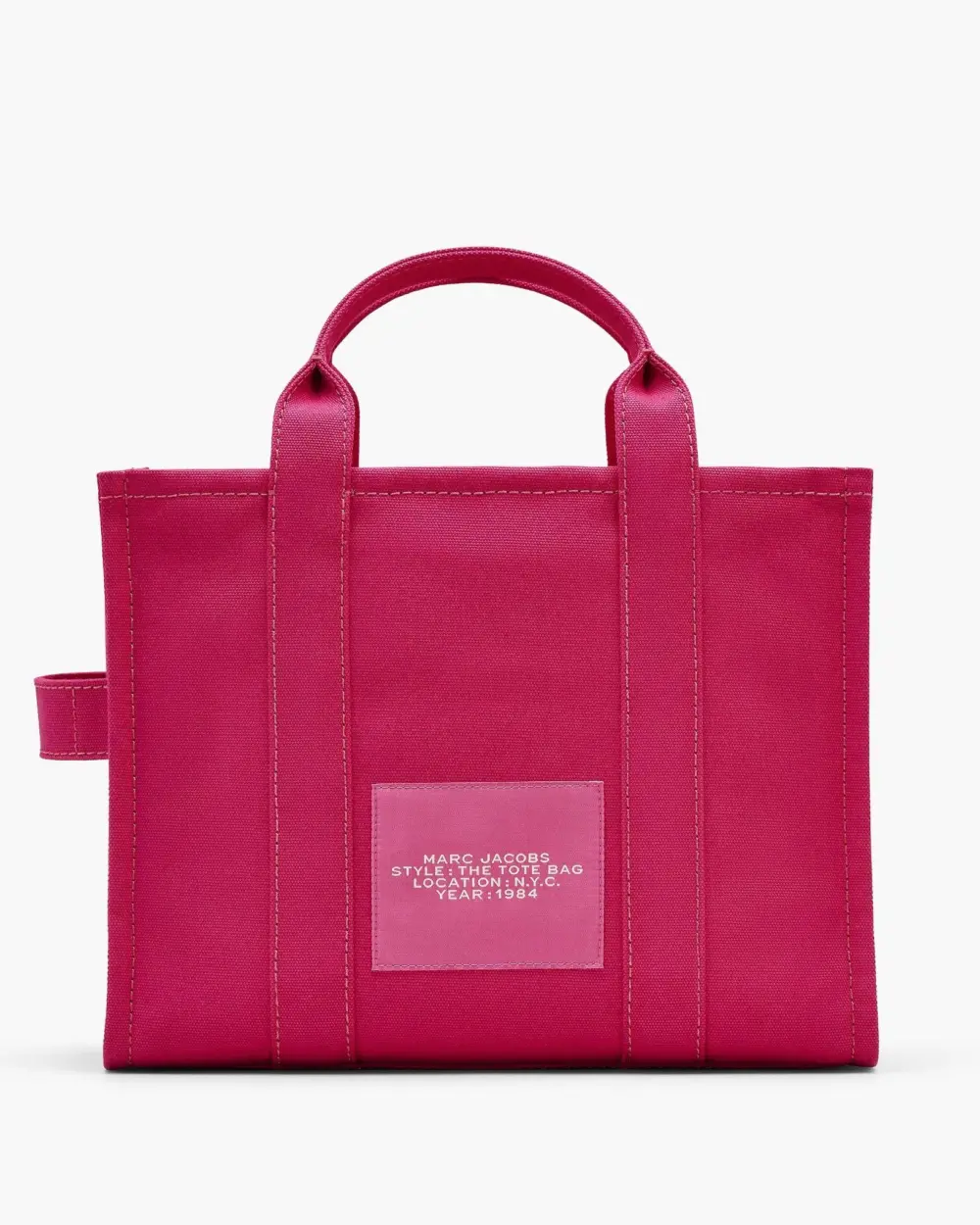 Túi Marc Jacobs Canvas Medium Tote Bag 'Raspberry Pink' - Ảnh 2