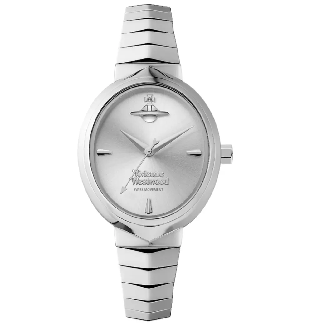 Đồng Hồ Vivienne Westwood Armour 'Silver' VV314SLSL