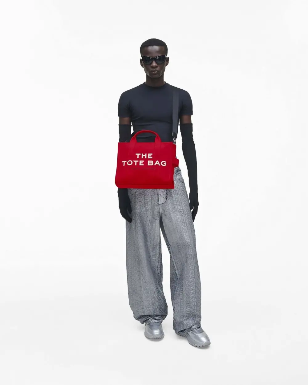 Túi Marc Jacobs Medium Tote Bag 'True Red' M0016161-617 - Ảnh 4