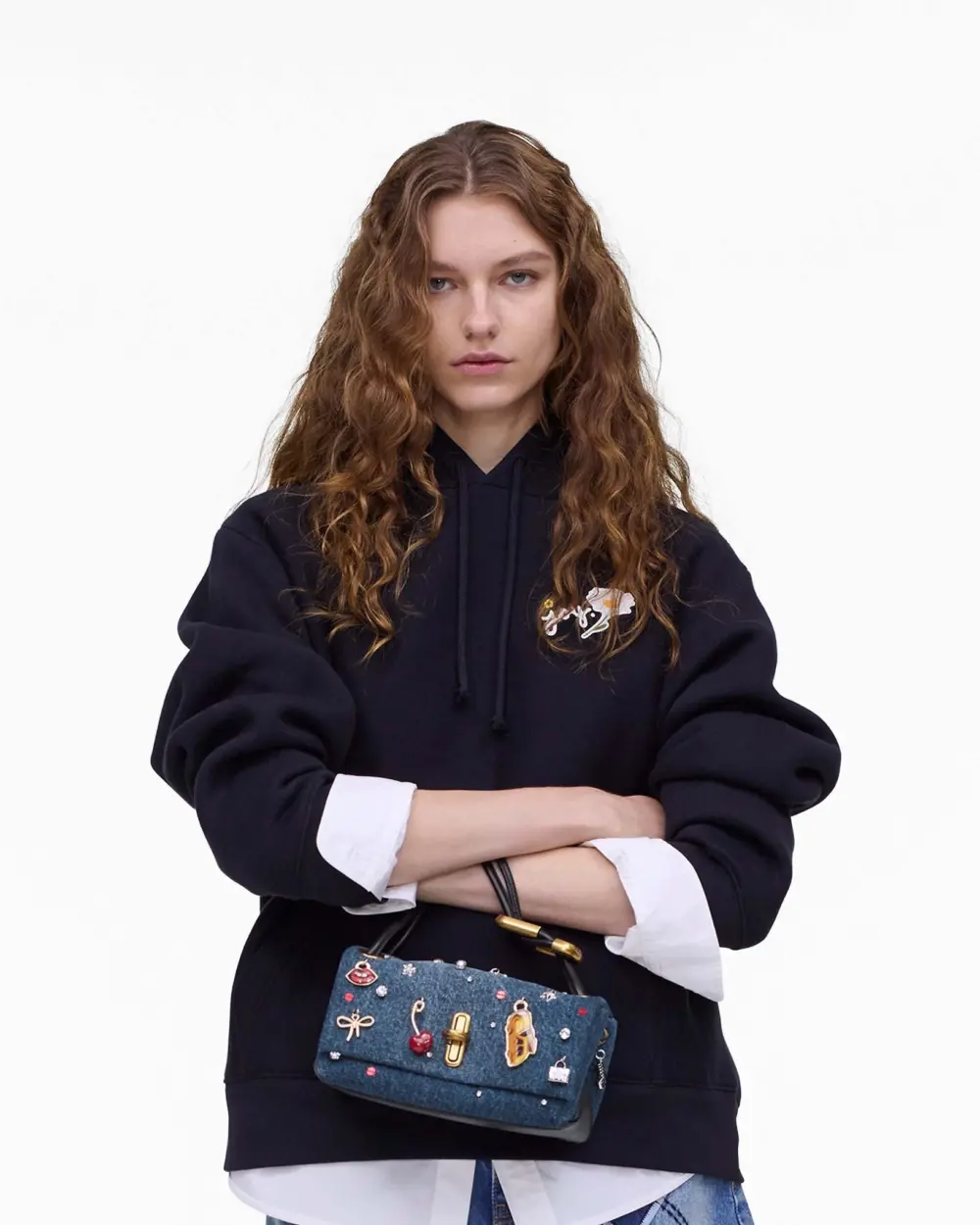 Túi Marc Jacobs Mini Dual Bag 'Denim' 2R5HSC022H02-454 - Ảnh 4