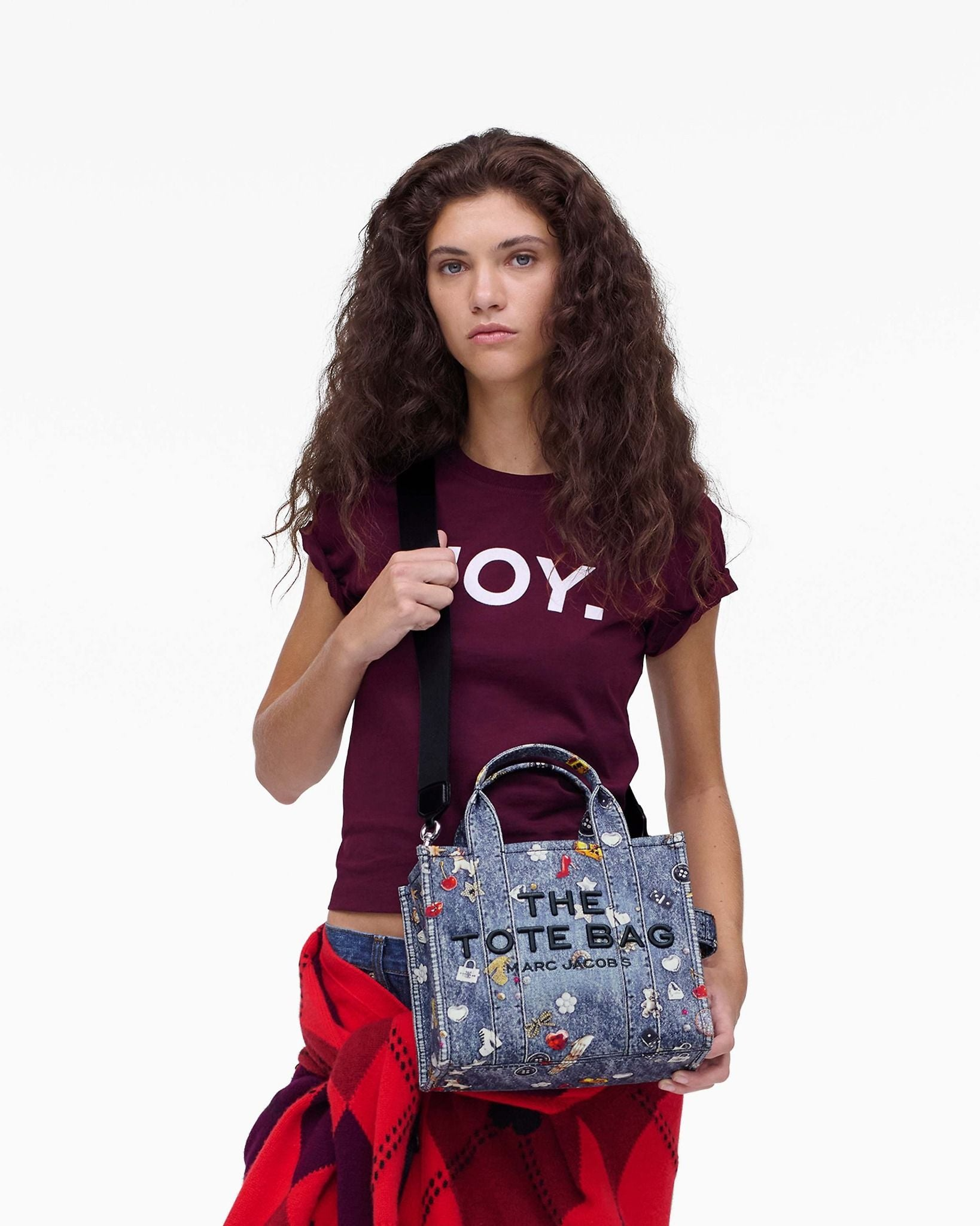 Túi Marc Jacobs Small Tote Bag 'Denim' 2R5HTT034H02-454 - Ảnh 4