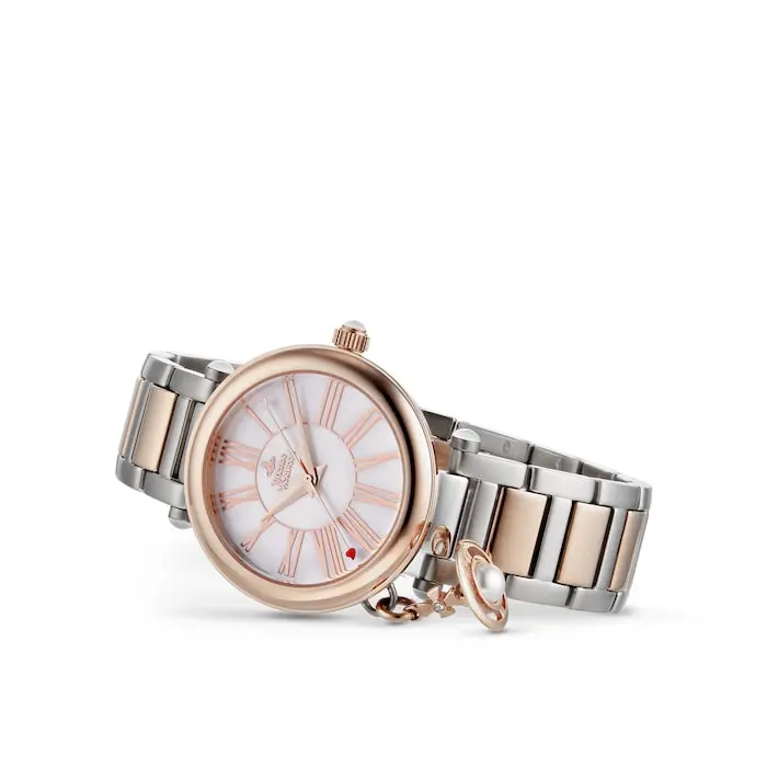Đồng Hồ Vivienne Westwood Mother Orb 32mm 'Rose Gold' VV006PRSSL - Ảnh 3