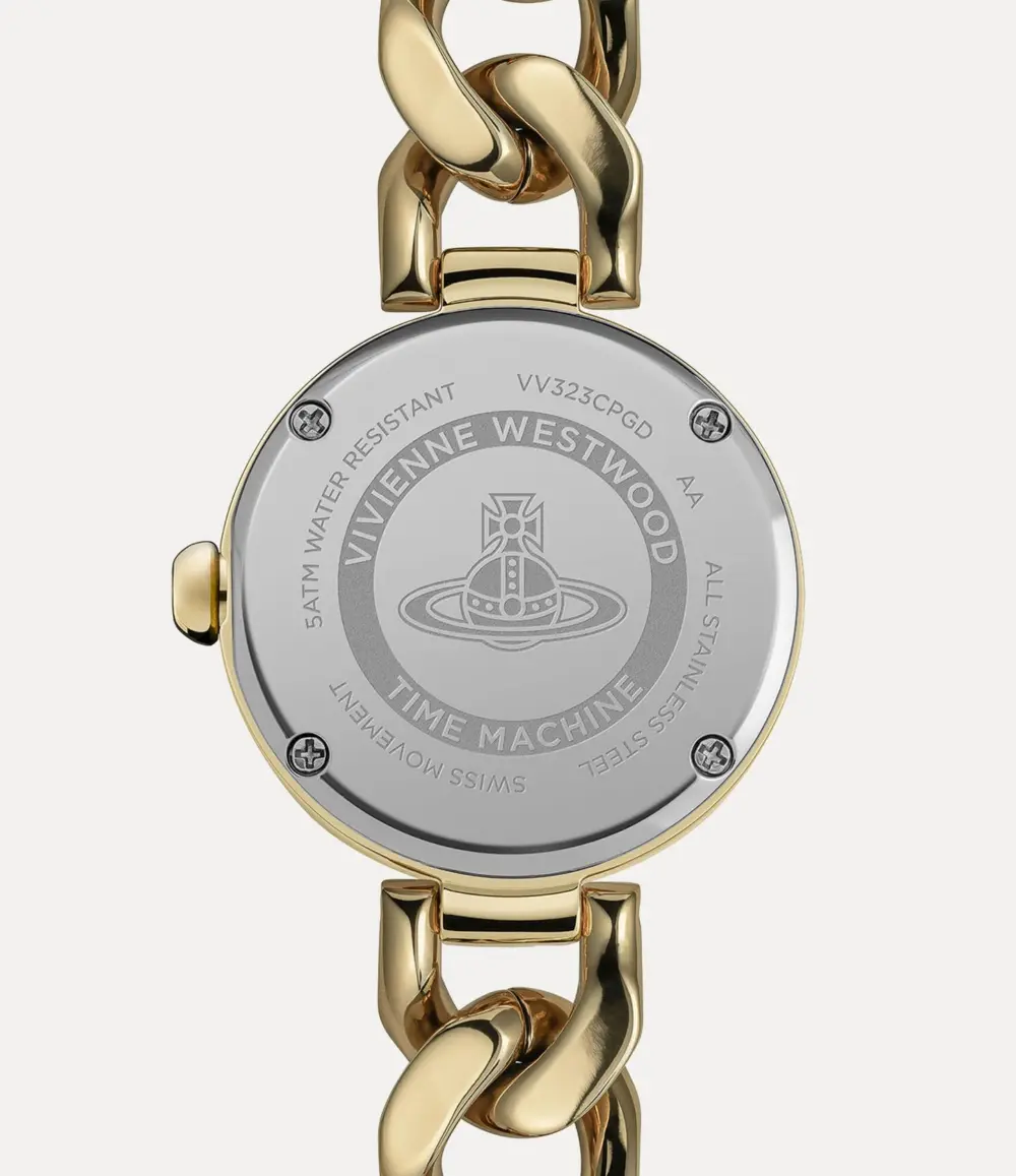 Đồng Hồ Vivienne Westwood Orb Button 'Gold' VV323CPGD - Ảnh 4