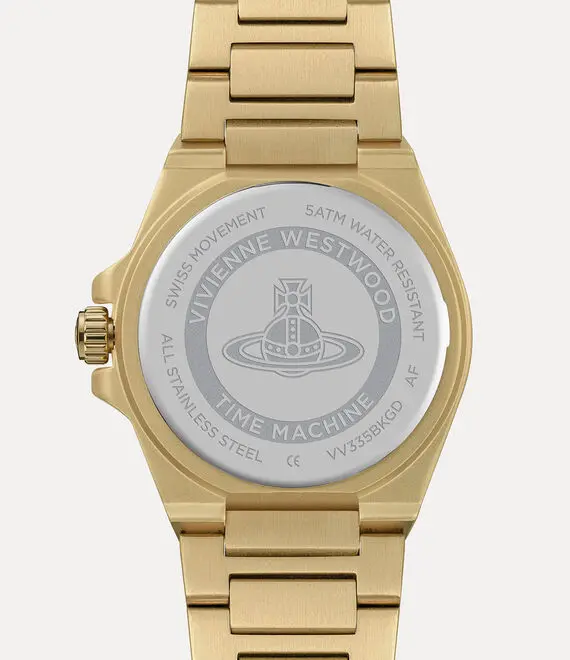 Đồng Hồ Vivienne Westwood Hanwell Watch 'Gold' VV335BKGD - Ảnh 3