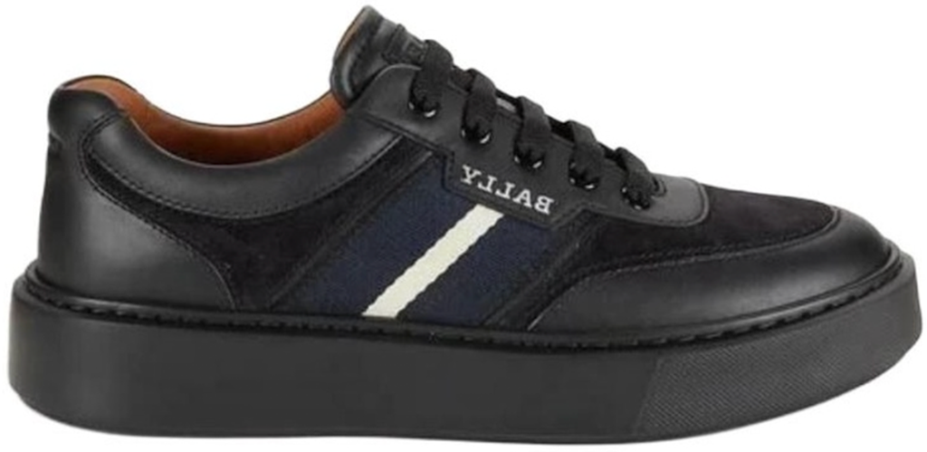 Giày Bally Leather Sneaker 'Black' 6307943