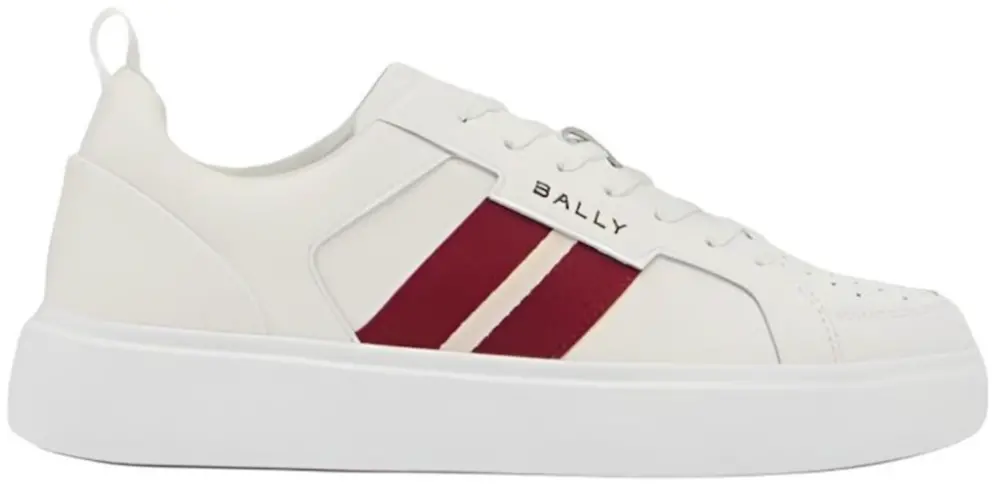 Giày Bally Leather Sneakers 'White' 6313178