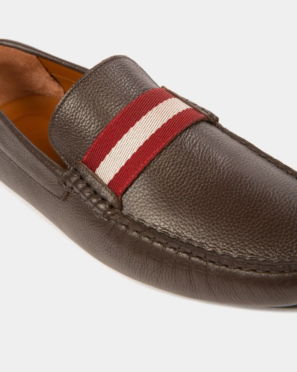Giày Bally Pearce Leather Drivers 'Brown' 6206928 - Ảnh 5