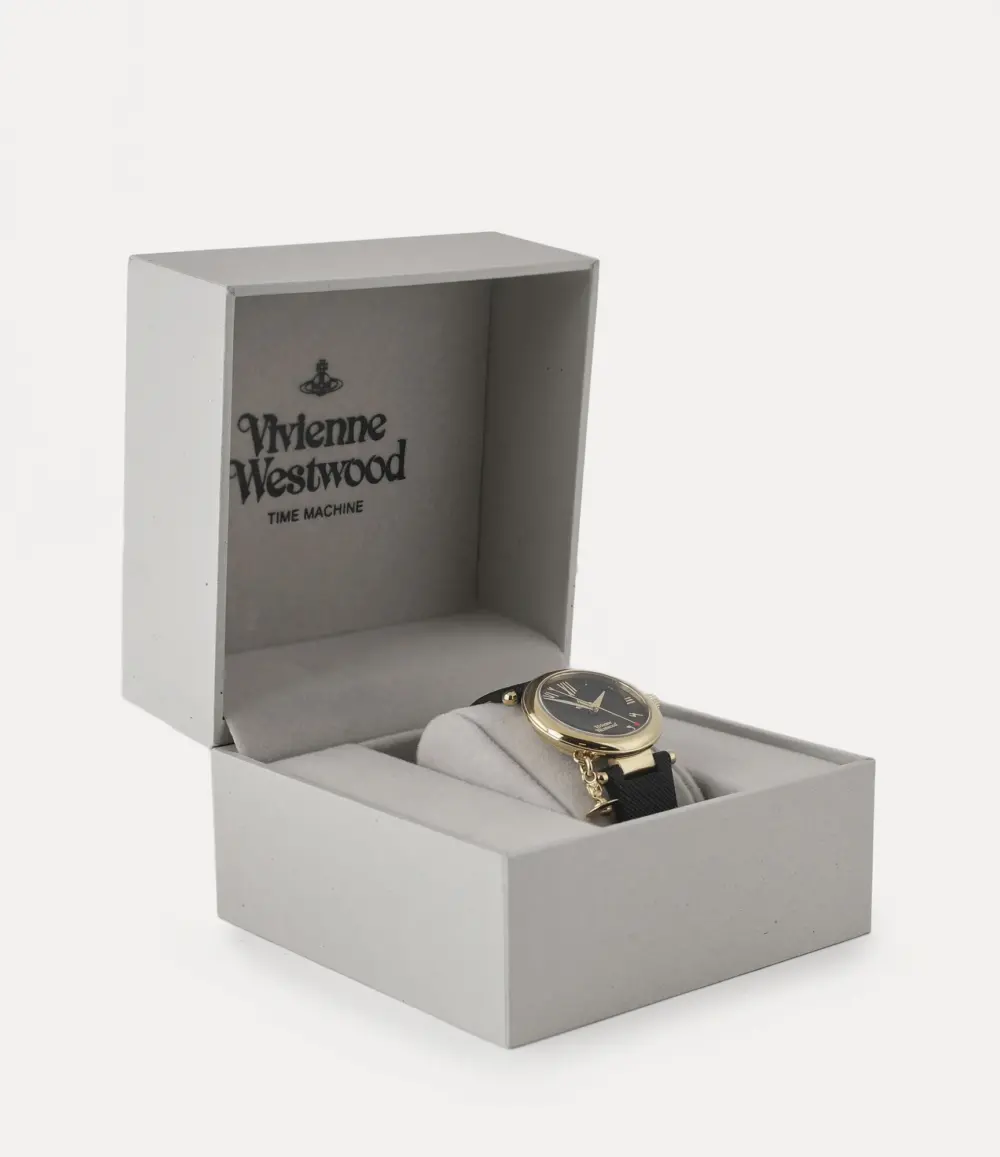 Đồng Hồ Vivienne Westwood Orb Heart 'Black' VV006GDBLKXXXGDBK - Ảnh 4