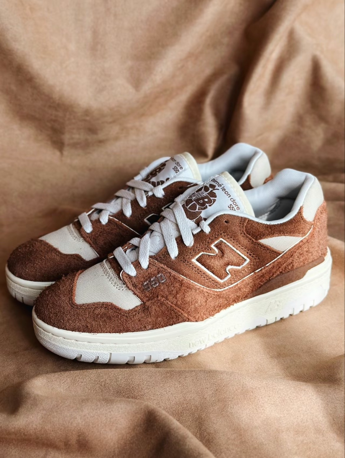 Giày New Balance x Aime Leon Dore 550 ‘Brown’ BB550DB1 - Ảnh 5