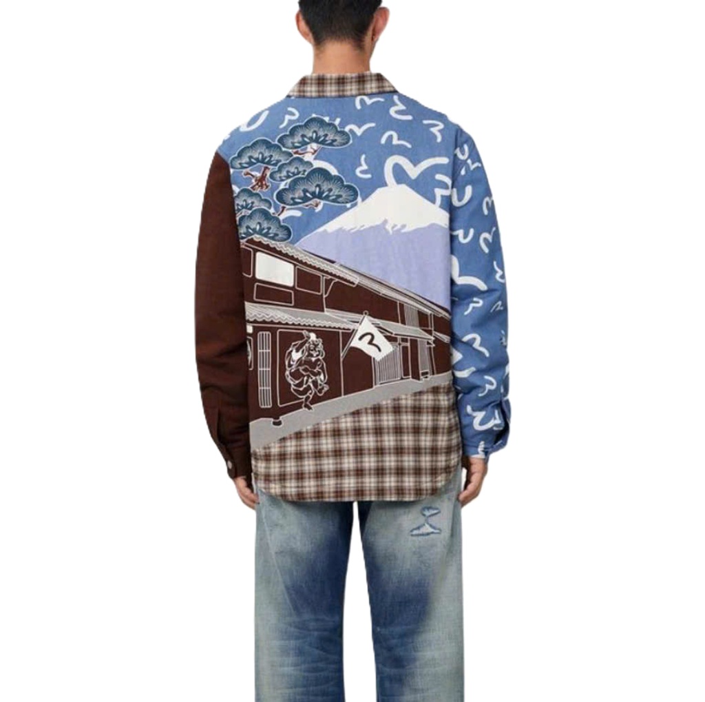 Alternative view of Áo Evisu FW25 Seagull Pattern Lapel Jacket 2EAHTM5SJ1046RXCQ