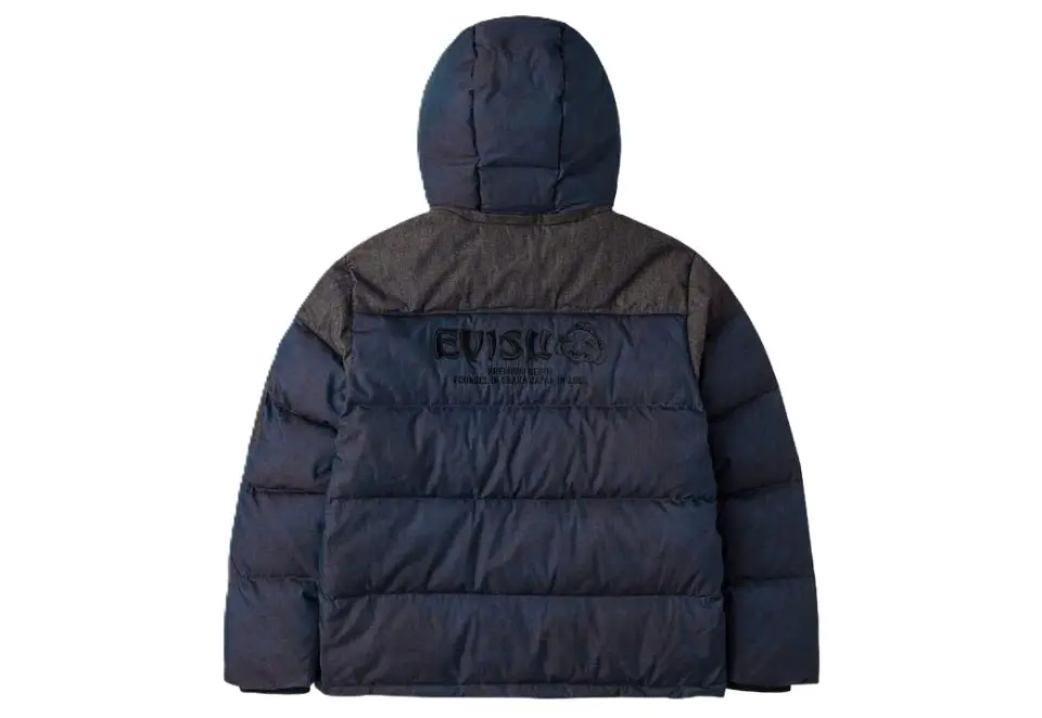 Áo Evisu 2025 Zipper Down Jacket with Embroidered Logo 2EAHTM5NJ1099XXCT - Ảnh 4