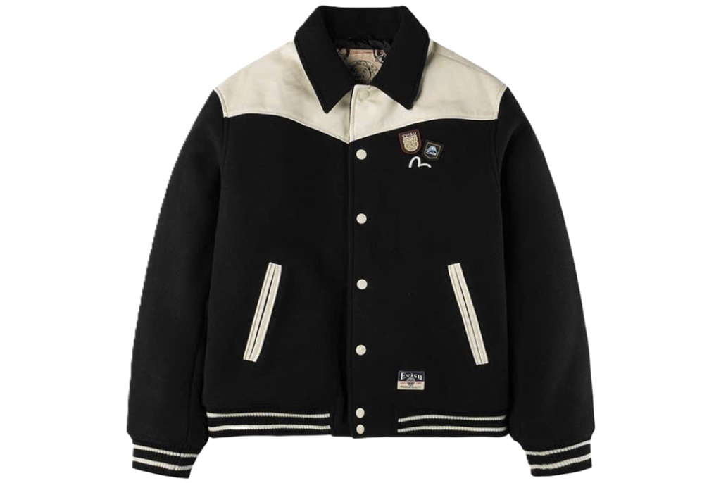 Áo Evisu 2025 Autumn Logo Embroidered Jacket 'Black' 2EAHTM5JK1037RXWQ