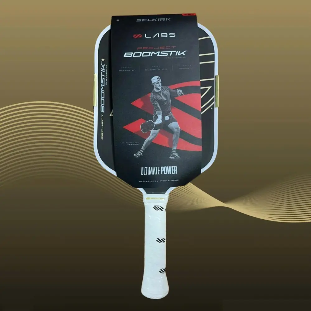 Vợt Pickleball Selkirk LABS Boomstik Asia Regal Elongated 'Yellow’ - Ảnh 3