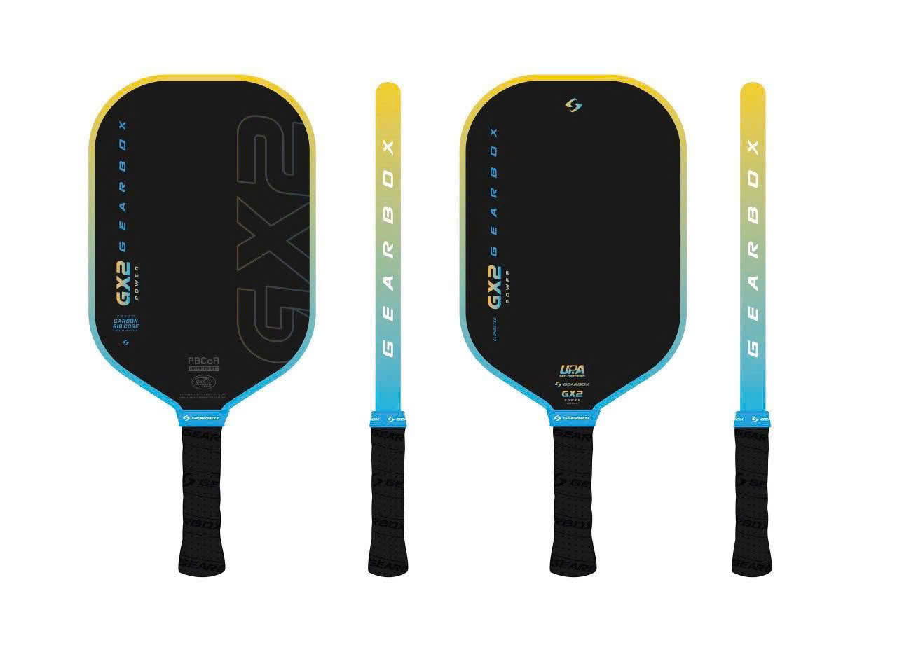 Alternative view of Vợt Pickleball Gearbox GX2 Power Elongate Limited Edition 'Blue Yellow'