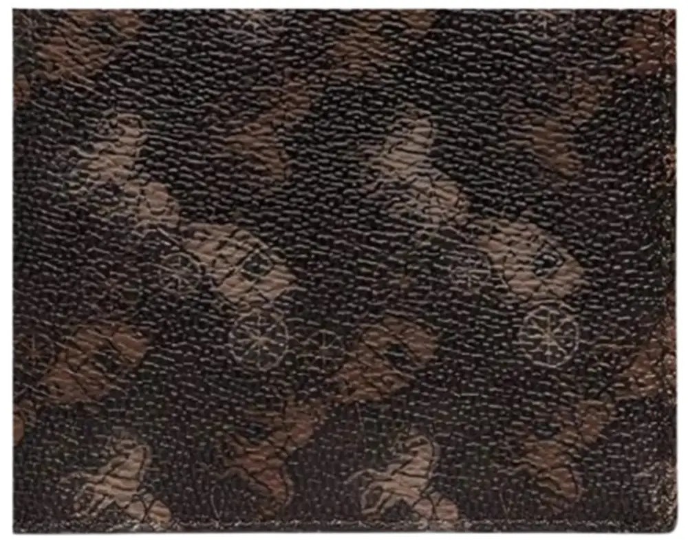 Ví Coach Billfold 10 Carriage ‘Dark Brown’ F4906-TX0