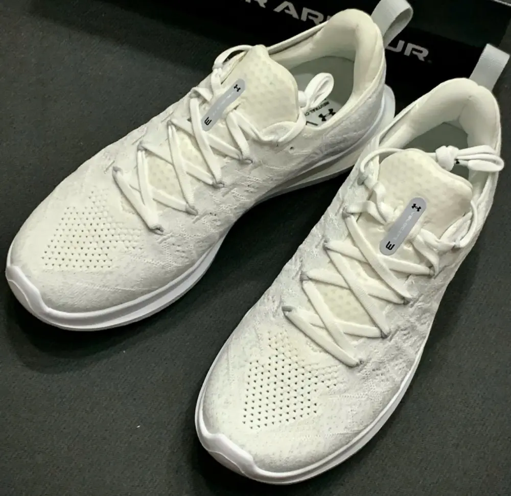 Alternative view of Giày Under Armour Flow Velociti 3 ‘White Halo Grey’ 3026117‑103