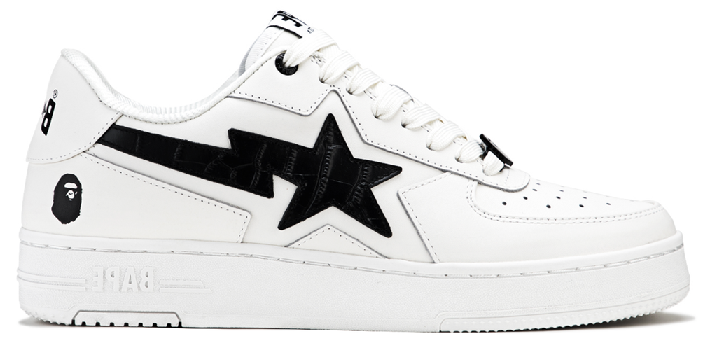 Giày Bape Sta Icon #1 ‘Black White’ 0ZXSHM191306O