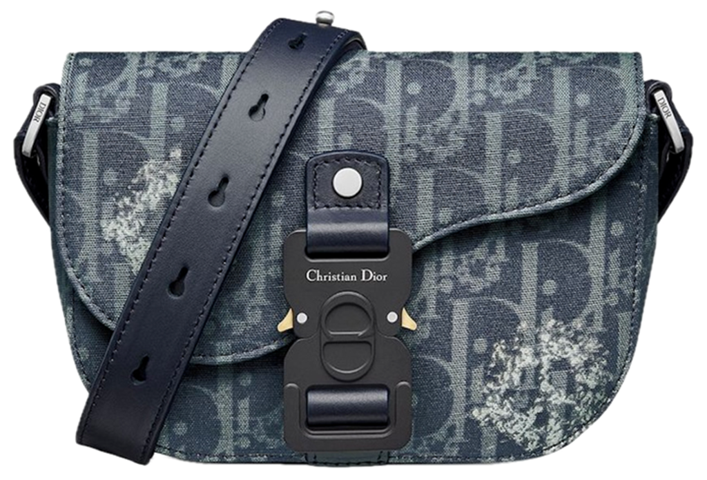 Túi Dior x Denim Tears Saddle Pouch ‘Blue’ 2ADCA435DDO-H560
