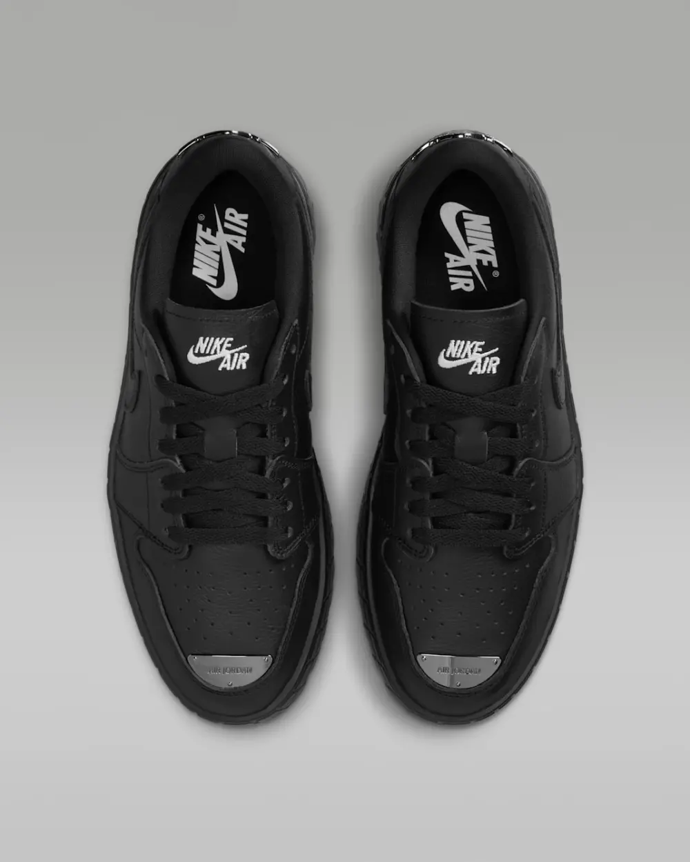 Giày Nike Air Jordan 1 Low Brooklyn 'Black' HF3184-001 - Ảnh 5