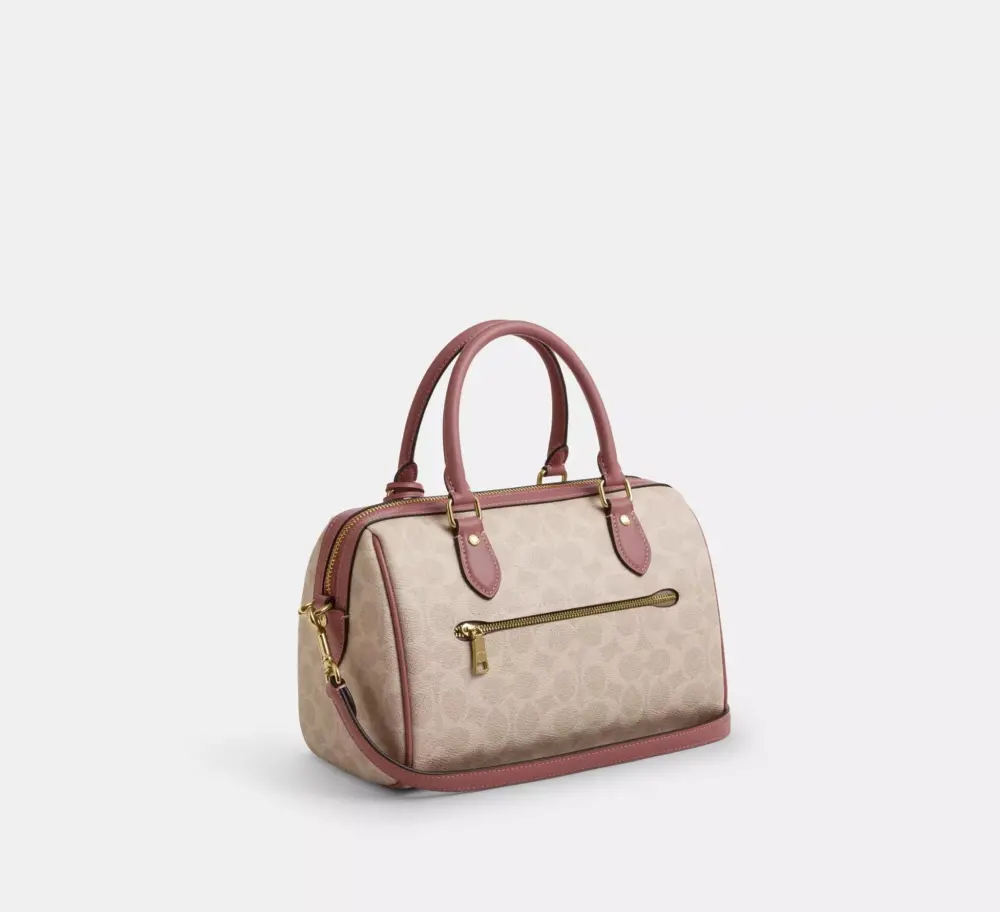Túi Coach Rowan Satchel Bag 'Sand Peony' CDB21-IMY6J - Ảnh 3