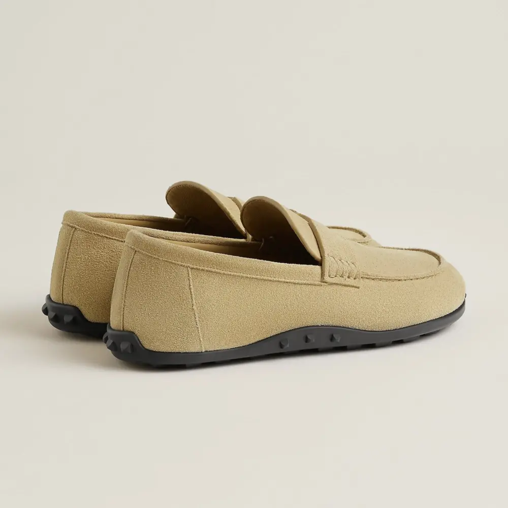 Giày Hermes Lazy Loafer 'Beige Albâtre' H252020ZvVD350 - Ảnh 3