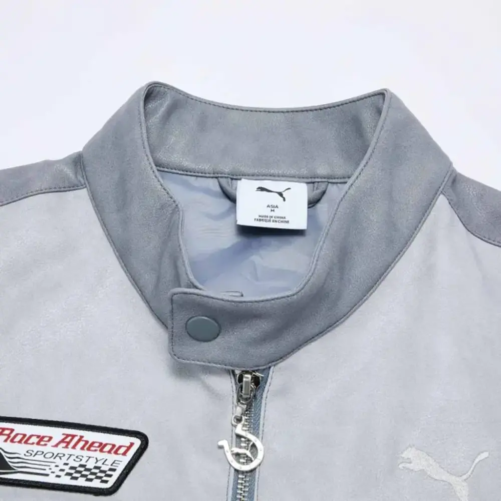 Áo Puma Race Ahead PU Zodiac Jacket ‘Grey’ 636031-71 - Ảnh 3