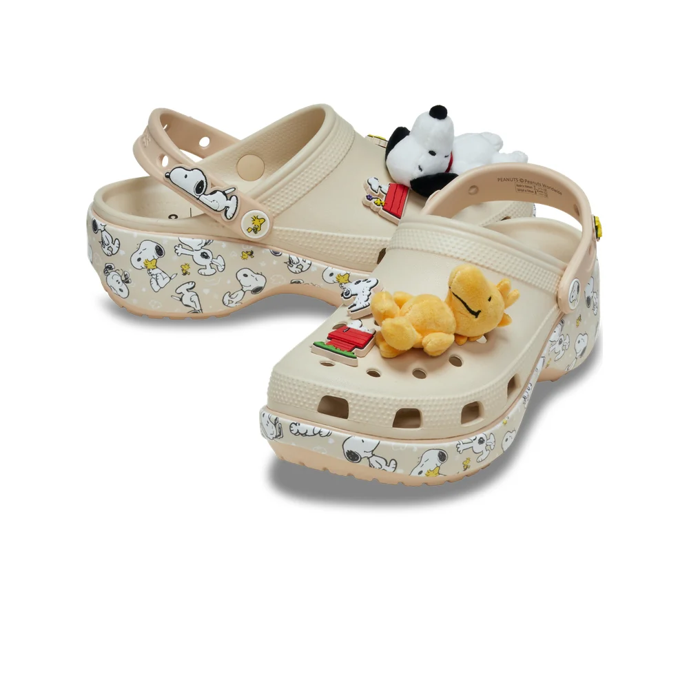 Dép Crocs Classic Platform Clog ‘Peanuts’ 212118-90H - Ảnh 5