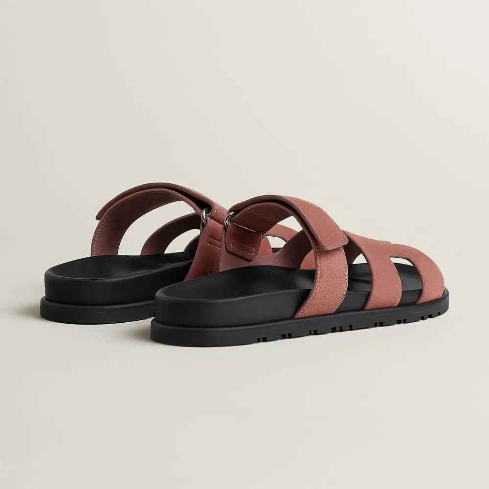 Dép Hermes Chypre Sandal 'Rose Antique' H222297ZvRA360 - Ảnh 3