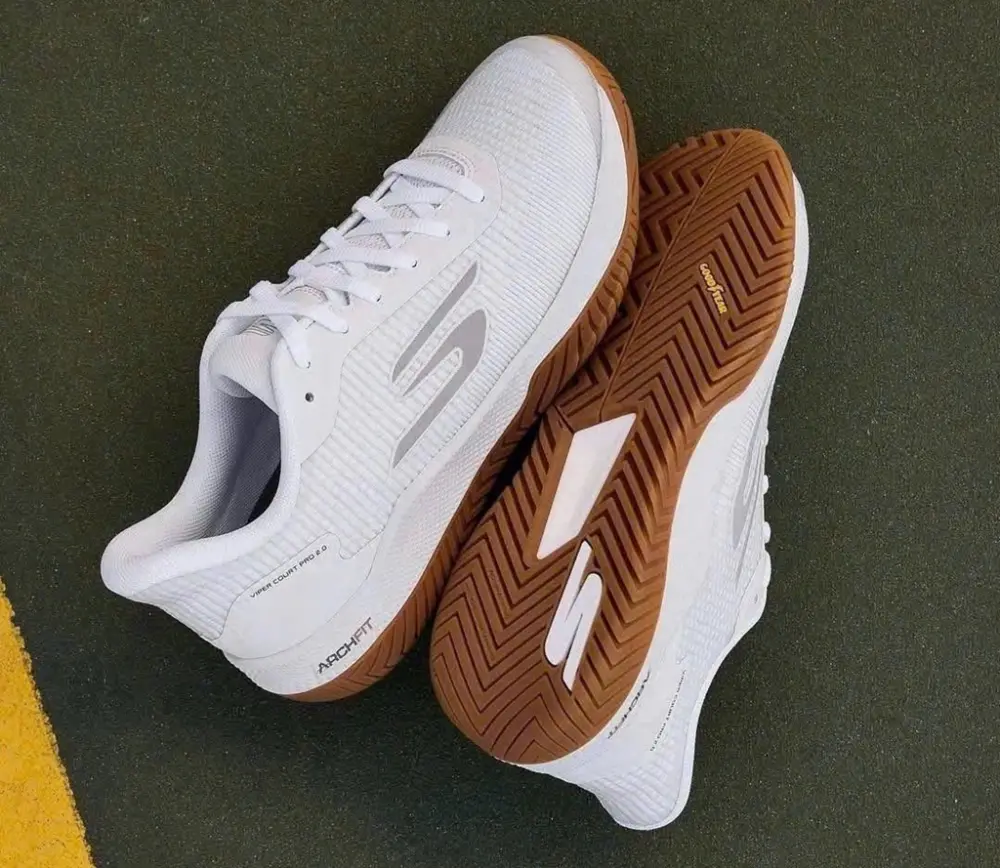 Giày Skechers Viper Court Pro 2.0 ‘White’ 246109C-WHT - Ảnh 5
