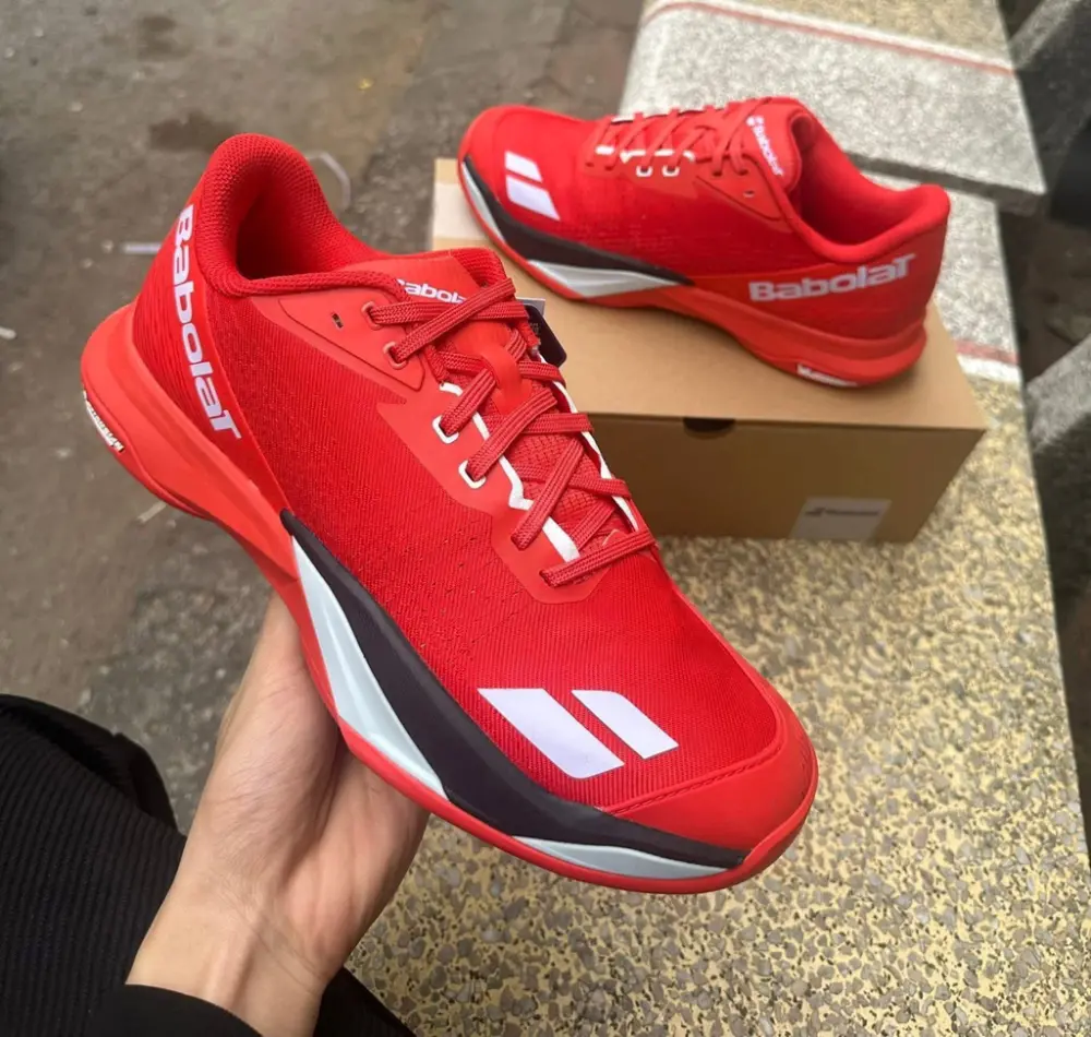 Giày Babolat Jet Mach 4 All Court ‘Red White’ 30S26629B-5050 - Ảnh 3