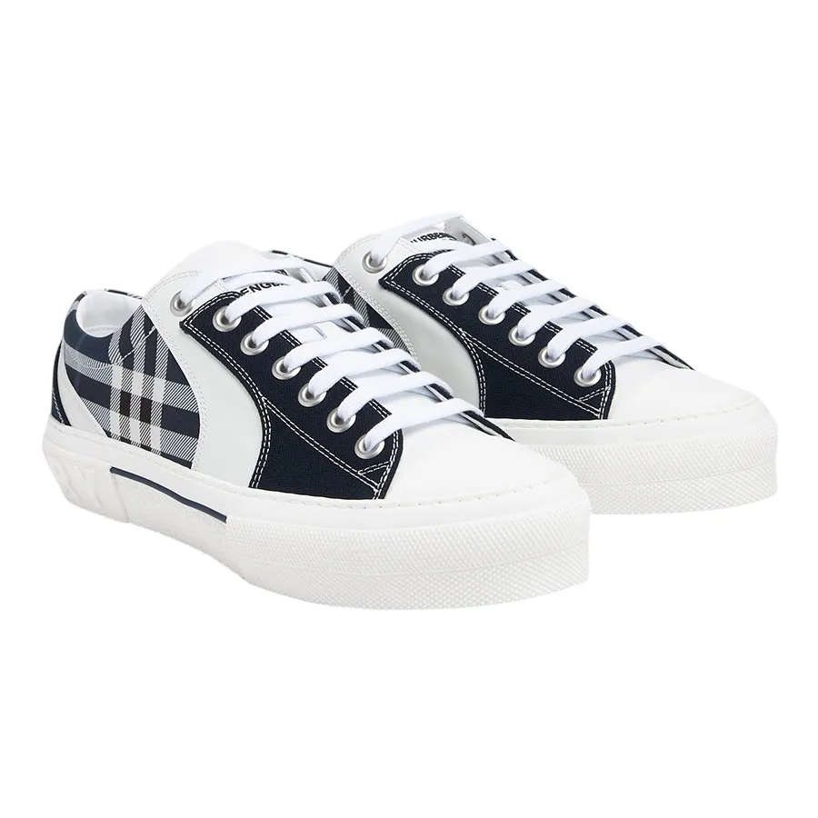Alternative view of Giày Burberry Blue Fabric Vintage Check 'Black White'​ 8070832