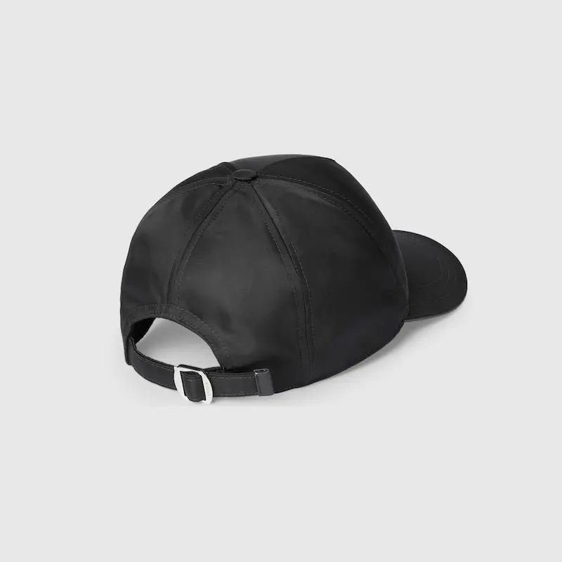 Mũ Gucci Nylon Baseball Hat Logo 'Black' 813461-4HBD2-1060 - Ảnh 3