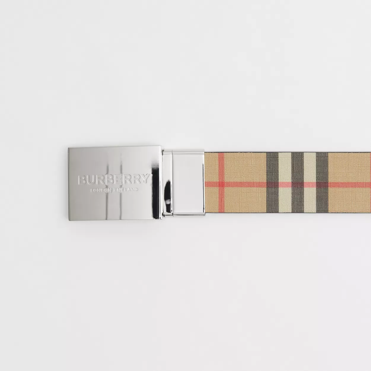 Alternative view of Thắt Lưng Burberry Reversible Plaque 'Archive Beige' 80527831
