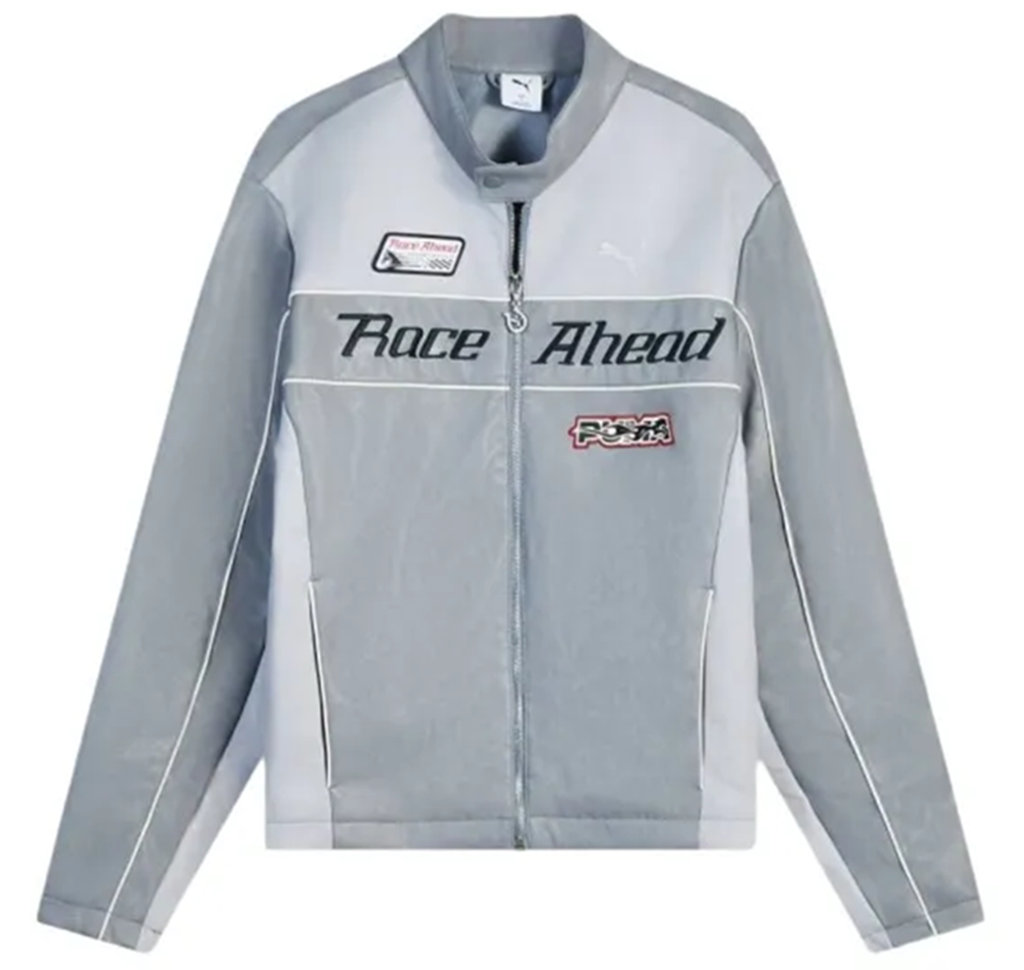 Áo Puma Race Ahead PU Zodiac Jacket ‘Grey’ 636031-71