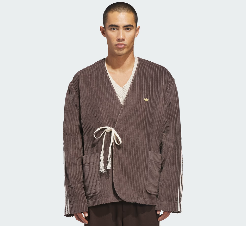 Áo Adidas Originals CLOT BY EDISON CHEN FW25 'Dark Brown' JM2827 - Ảnh 3
