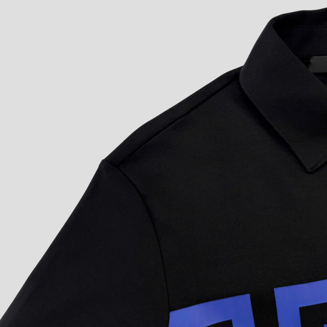 Áo Versace Greco Pattern 'Navy' 1019259-1A13841-2BB60 - Ảnh 3