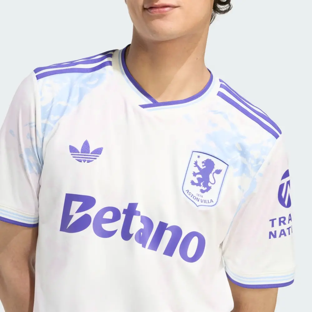 Áo Adidas Aston Villa FC 25/26 ‘White’ KA0859 - Ảnh 5