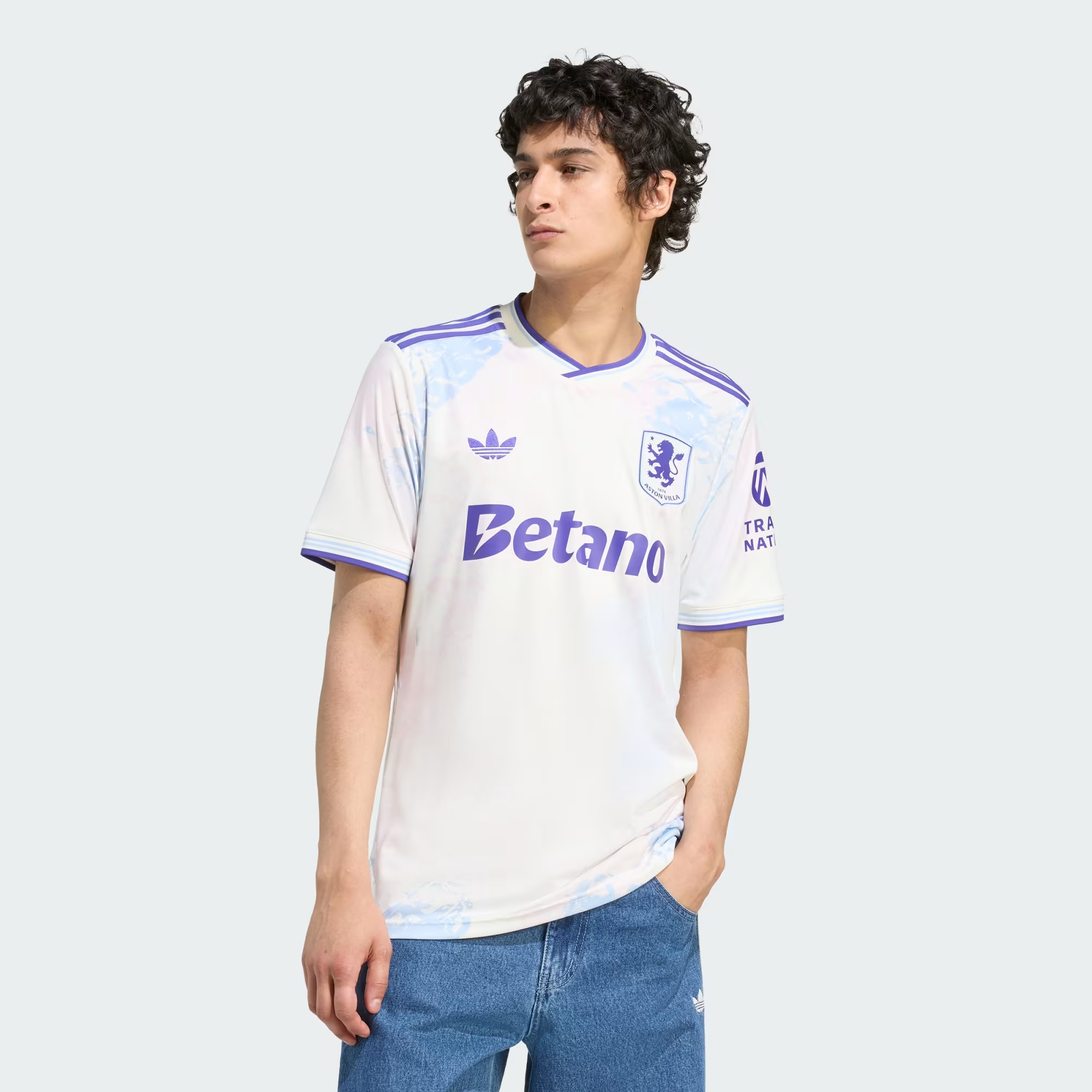 Alternative view of Áo Adidas Aston Villa FC 25/26 ‘White’ KA0859