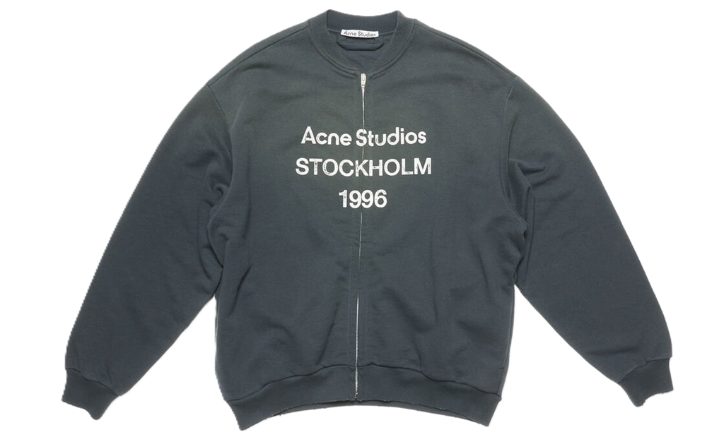 Áo Acne Studios zip sweater logo 'Black' CI0189-ADN