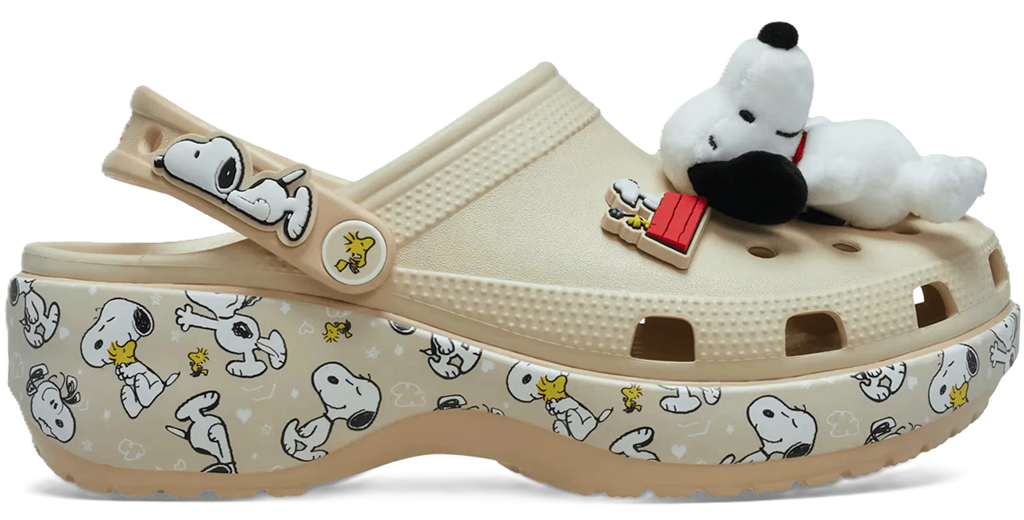 Dép Crocs Classic Platform Clog ‘Peanuts’ 212118-90H