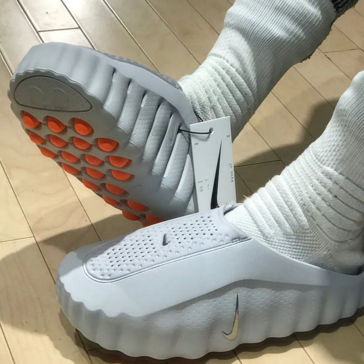 Alternative view of Dép Nike Mind 001 Slide ‘Light Smoke Grey’ HQ4307-003