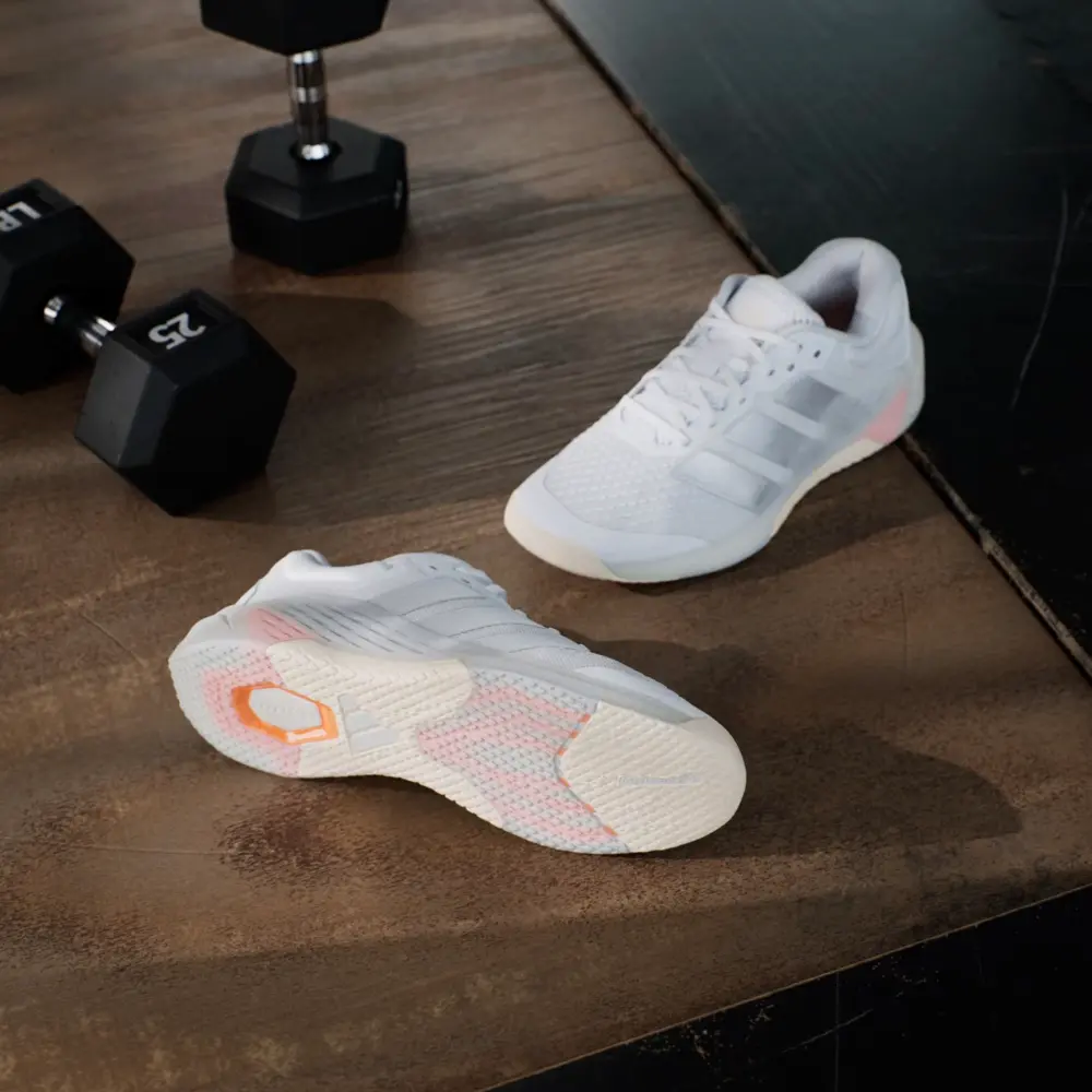 Alternative view of Giày Adidas Dropset 4 Training ‘Silver Metallic’ JR4666