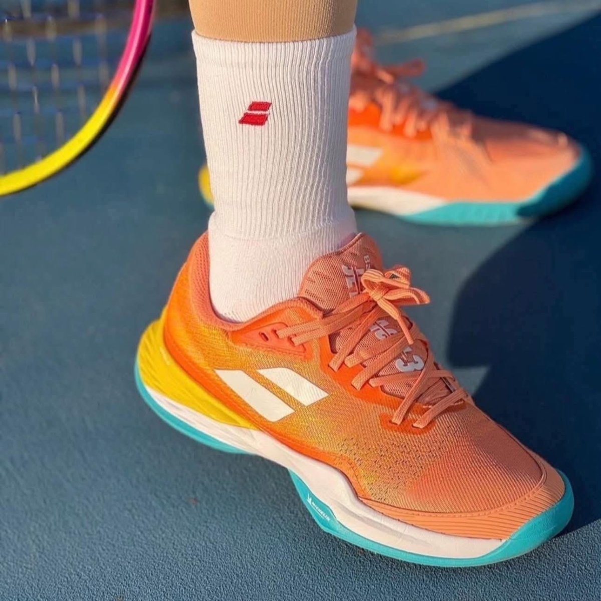Alternative view of Giày Babolat Jet Mach III ‘Clay Coral Gold’ 31S24630-6018