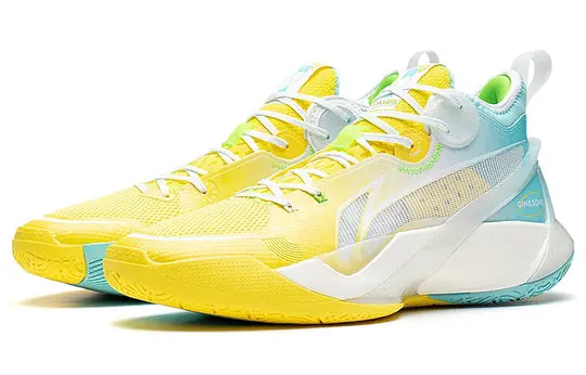 Giày Lining Sonic 10 Mid ‘Yellow Pure Blue’ ABAS069-8H - Ảnh 3