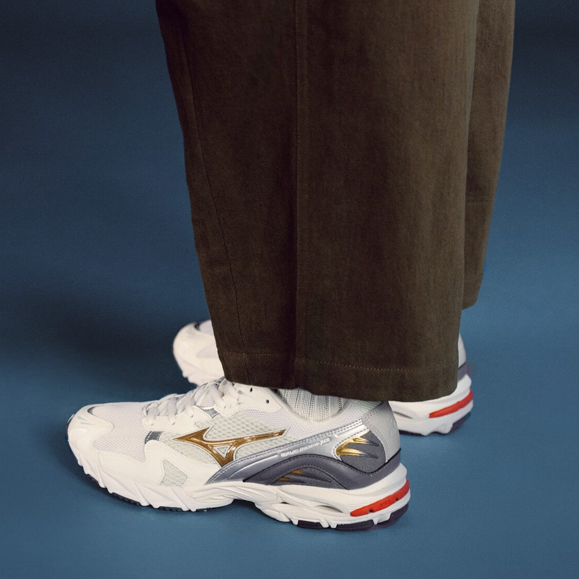 Giày Mizuno Wave Rider 10 ‘Silver Cloud Sunstruck’ D1GA331201 - Ảnh 7